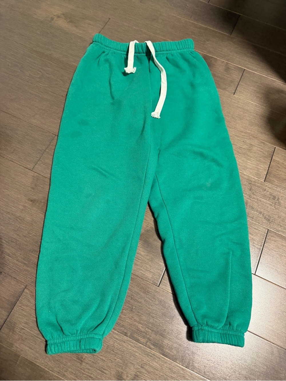 Kids Green Drawstring Sweatpants Katie J NYC EUC